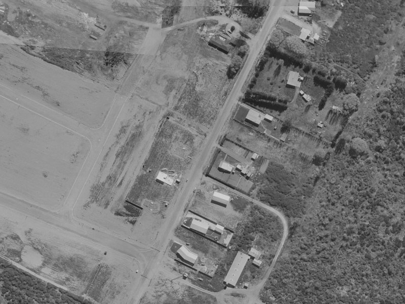 49 Inwoods Road from the air, 1970-1974