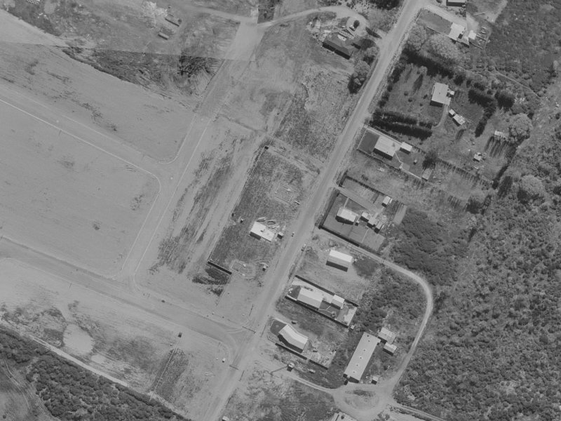 46 Inwoods Road from the air, 1970-1974