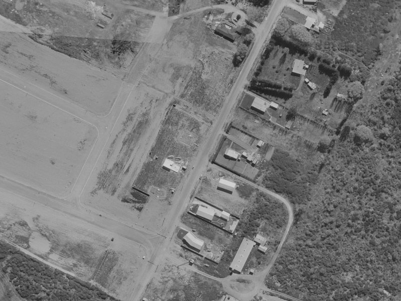 51E Inwoods Road from the air, 1970-1974
