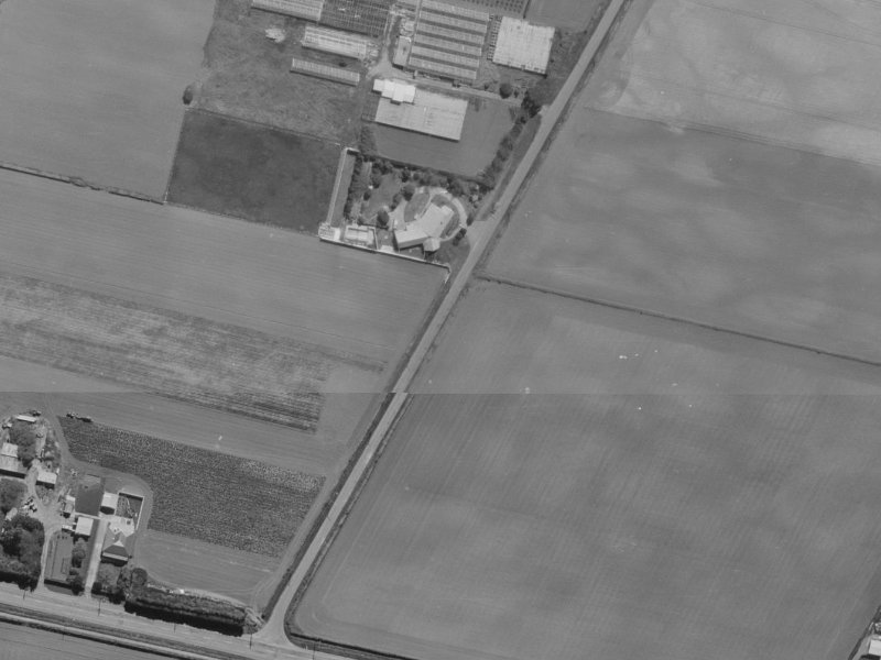 34–36 Watsons Road from the air, 1970-1974