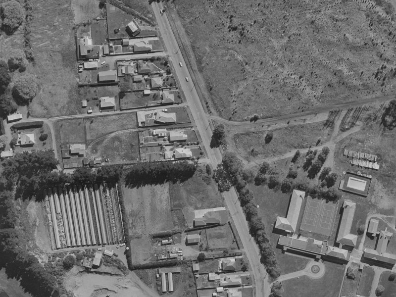 331 Burwood Road from the air, 1970-1974