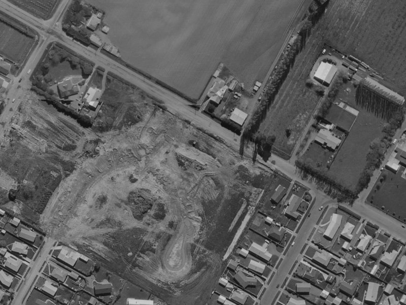 323 Sawyers Arms Road from the air, 1970-1974