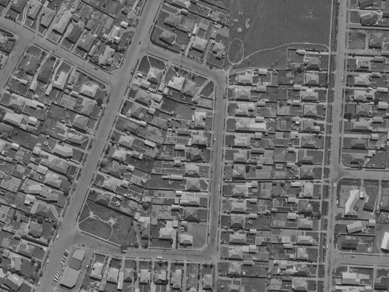 Jocelyn Street from the air, 1970-1974