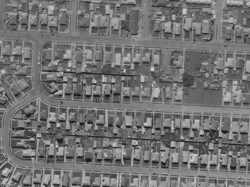 Norrie Street from the air, 1970-1974