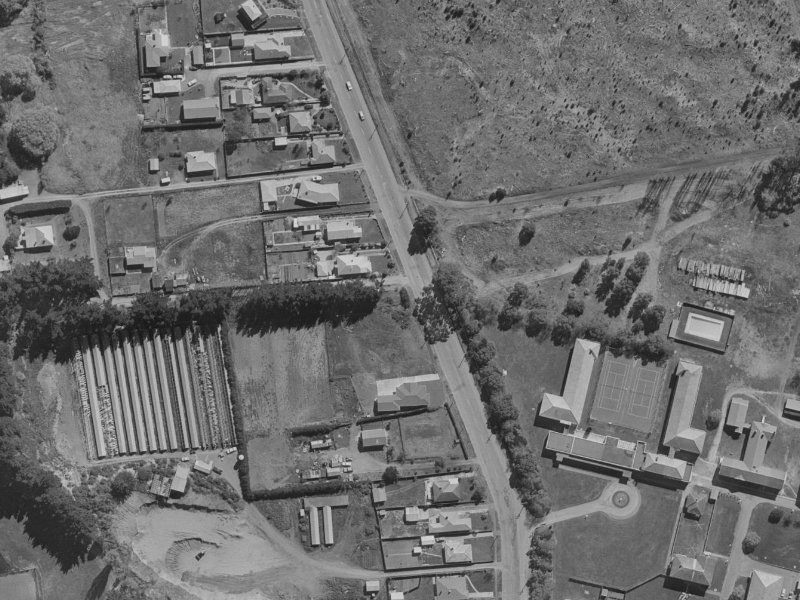 327 Burwood Road from the air, 1970-1974