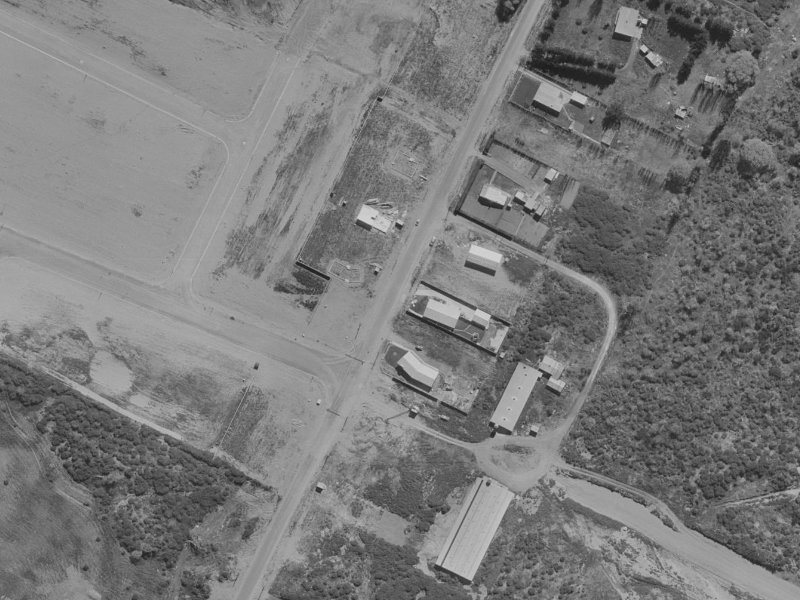43 Inwoods Road from the air, 1970-1974