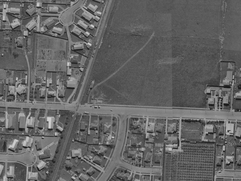 58 Tuckers Road from the air, 1970-1974