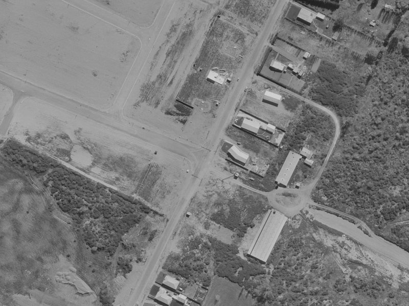 38 Inwoods Road from the air, 1970-1974