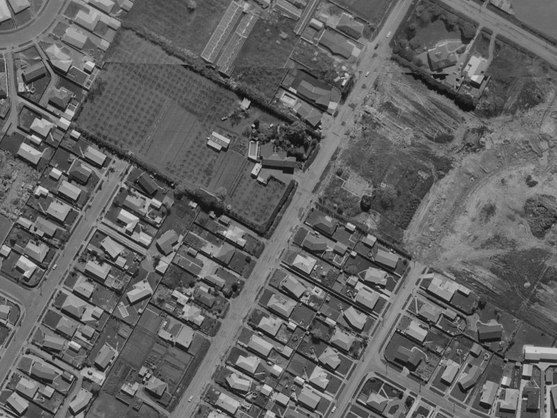 81 Gardiners Road from the air, 1970-1974