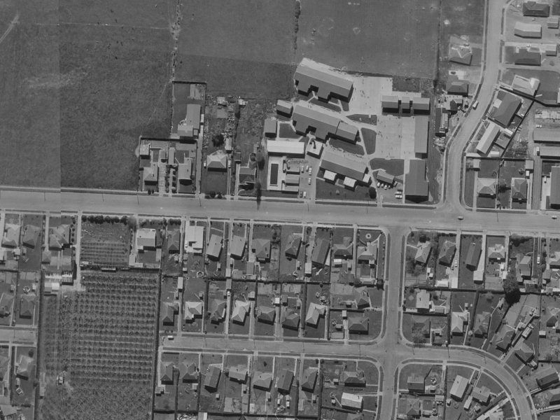 Tuckers Road from the air, 1970-1974