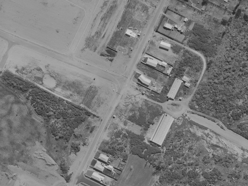 33 Inwoods Road from the air, 1970-1974