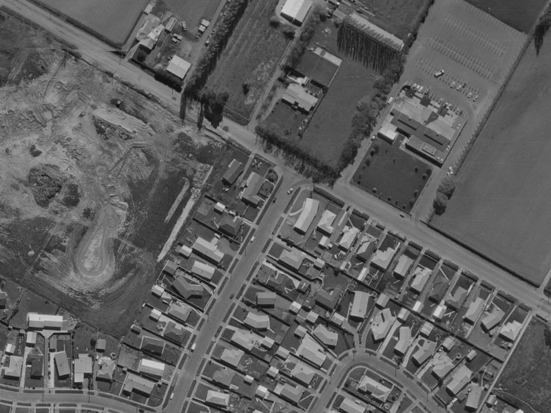 94 Cotswold Avenue from the air, 1970-1974