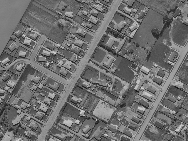 136B Highsted Road from the air, 1970-1974