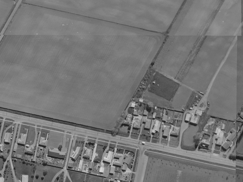638 Harewood Road from the air, 1970-1974