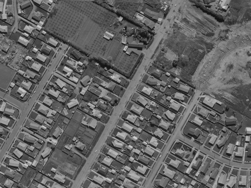 77 Gardiners Road from the air, 1970-1974
