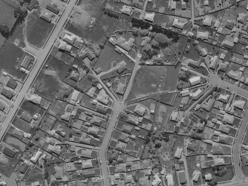 37 Larch Place from the air, 1970-1974