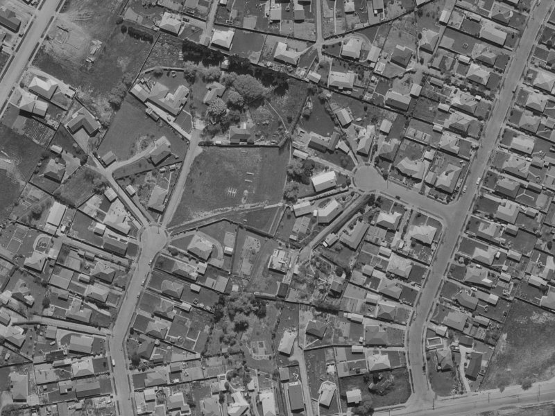 11B Cherry Place from the air, 1970-1974