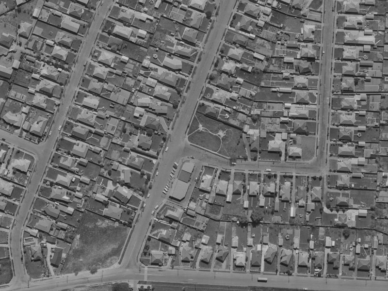 2 Jocelyn Street from the air, 1970-1974