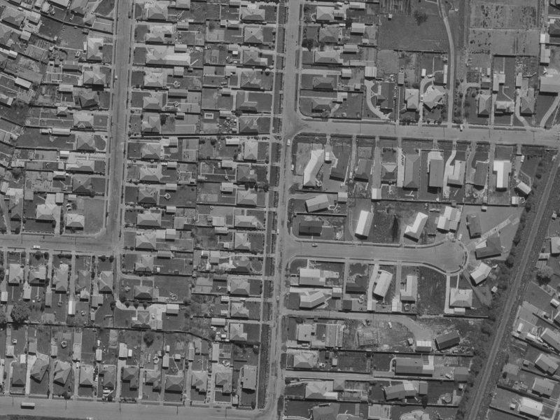 68E Cavendish Road from the air, 1970-1974