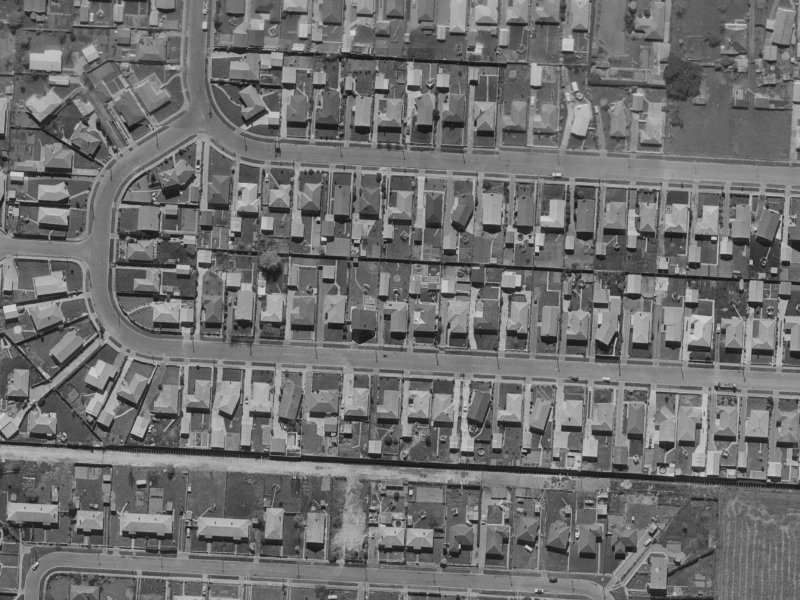 41 Wingate Street from the air, 1970-1974