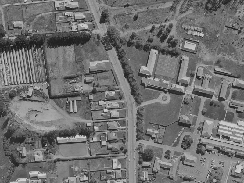 317 Burwood Road from the air, 1970-1974