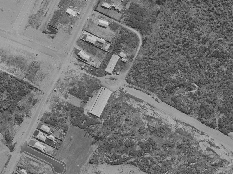 105 Queenspark Drive from the air, 1970-1974