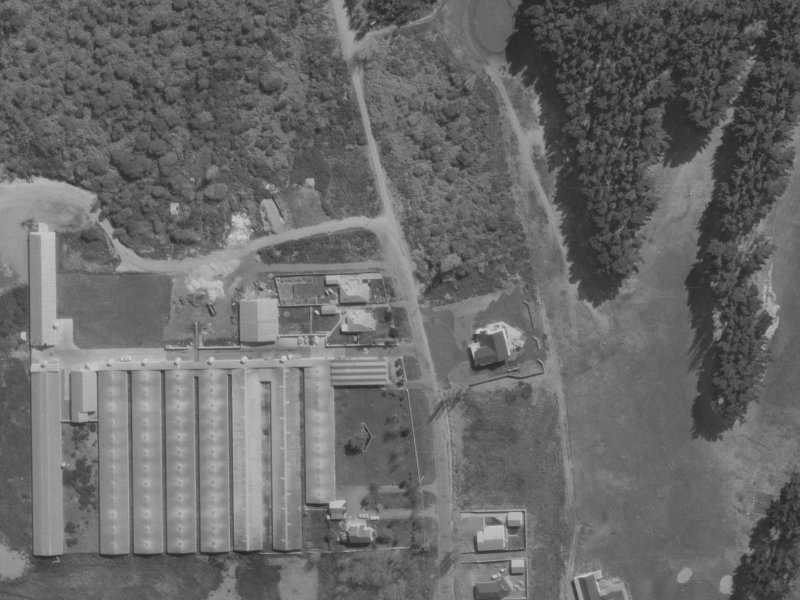 487 Bower Avenue from the air, 1970-1974