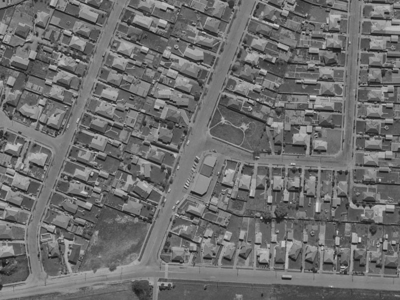 22 Grampian Street from the air, 1970-1974