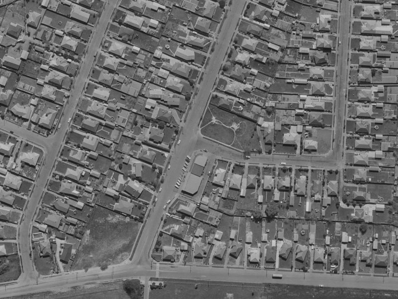 24 Grampian Street from the air, 1970-1974