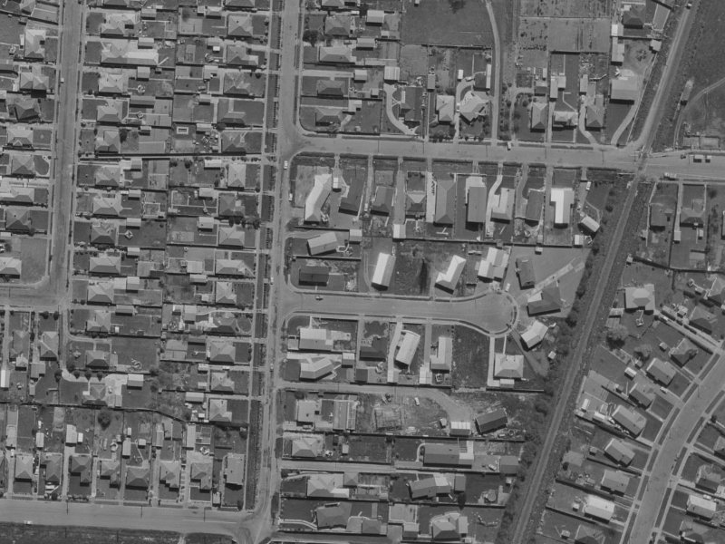 3 Bulman Place from the air, 1970-1974