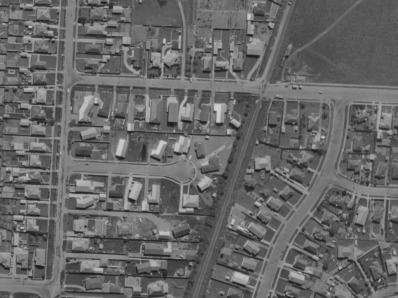 11 Bulman Place from the air, 1970-1974