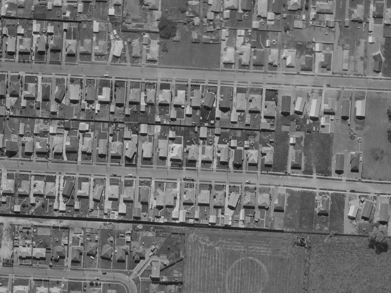 63 Wingate Street from the air, 1970-1974