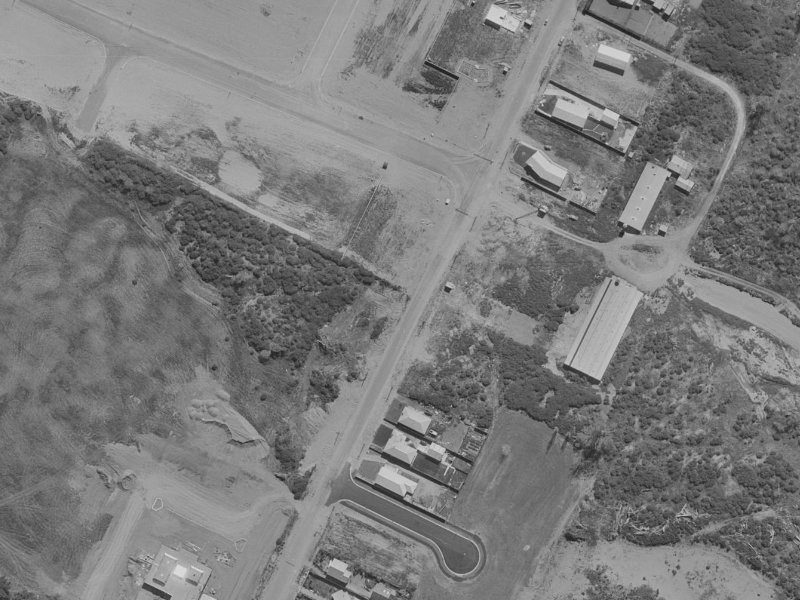 28B Inwoods Road from the air, 1970-1974