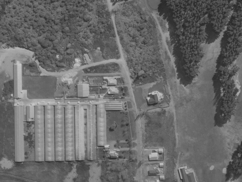485 Bower Avenue from the air, 1970-1974