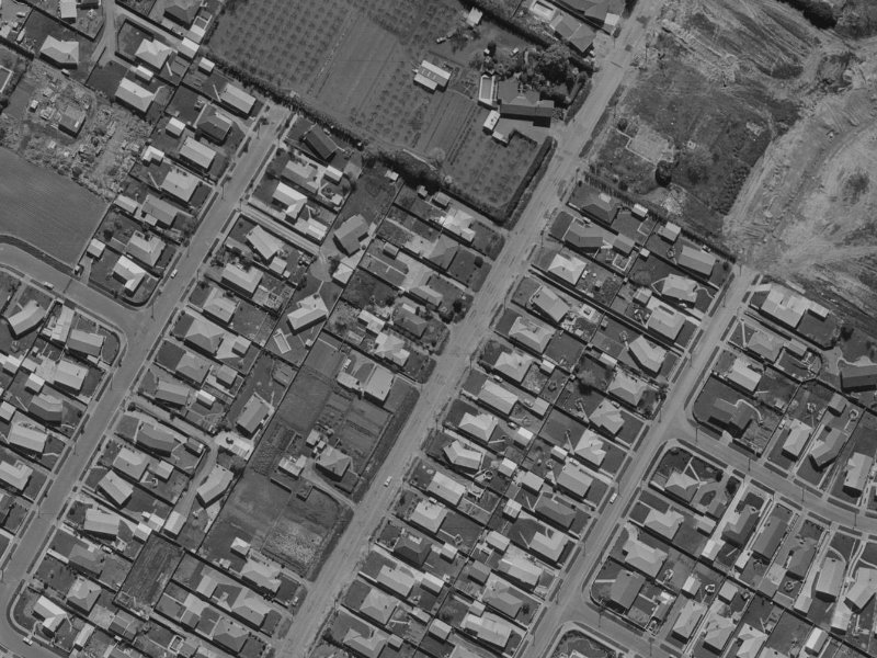 73 Gardiners Road from the air, 1970-1974