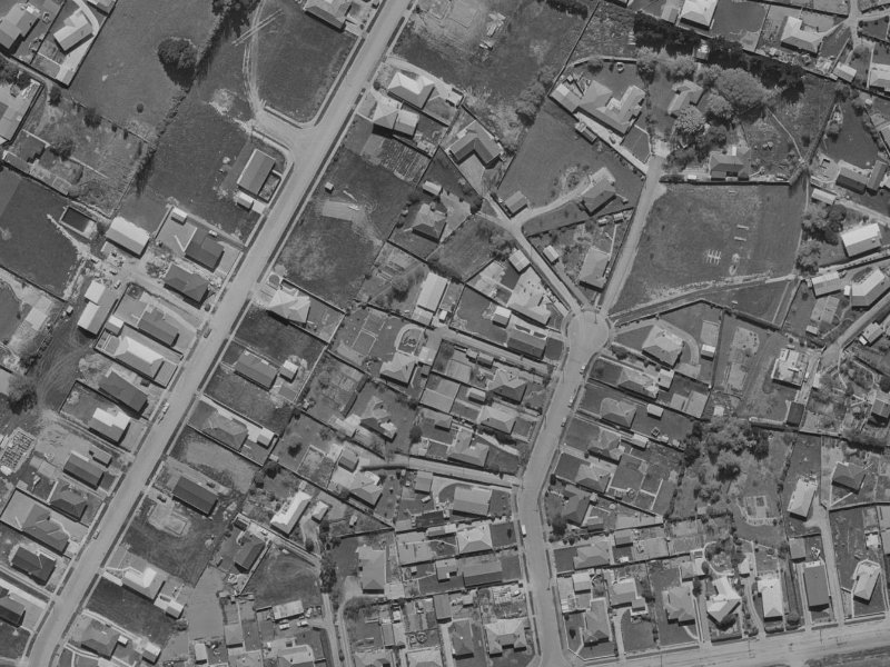 23 Larch Place from the air, 1970-1974
