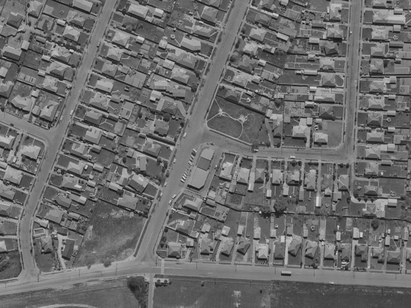 20 Grampian Street from the air, 1970-1974