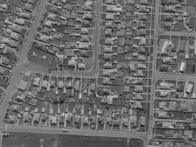 10-14 Jocelyn Street from the air, 1970-1974