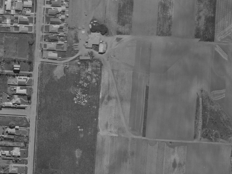 36B Clivedon Place from the air, 1970-1974