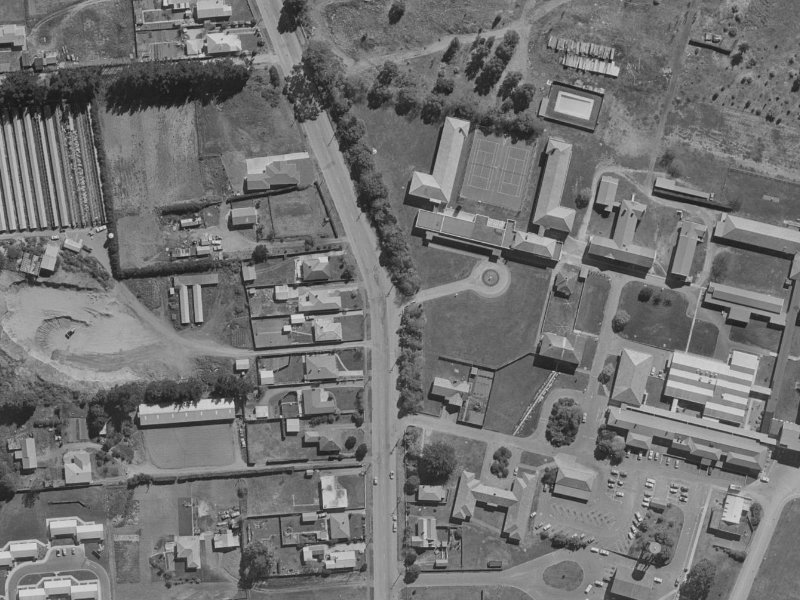309 Burwood Road from the air, 1970-1974