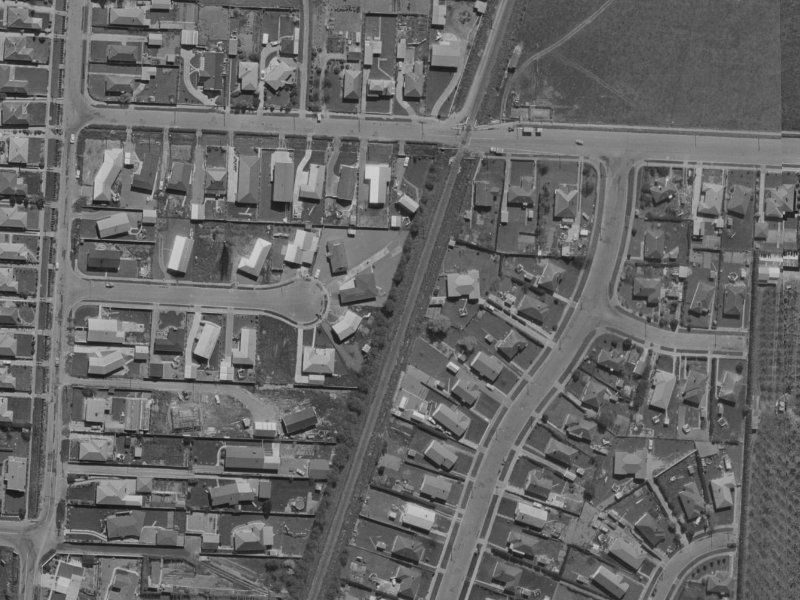 15 Bulman Place from the air, 1970-1974