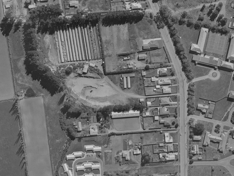 2 Minorca Lane from the air, 1970-1974