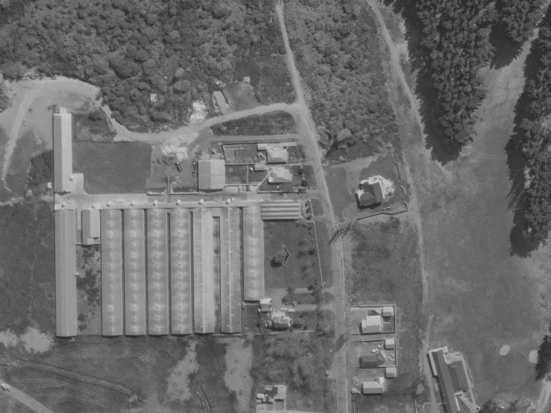 Bower Avenue from the air, 1970-1974