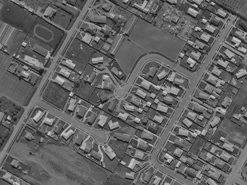 23A Egmont Place from the air, 1970-1974