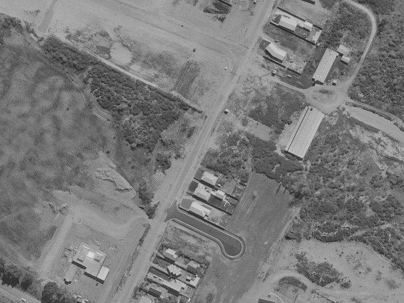 25 Inwoods Road from the air, 1970-1974