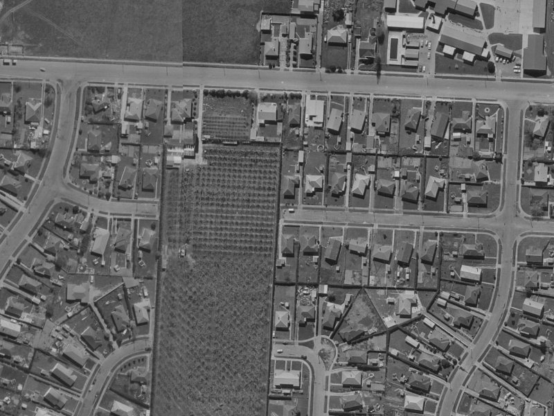 16 Grosvenor Street from the air, 1970-1974