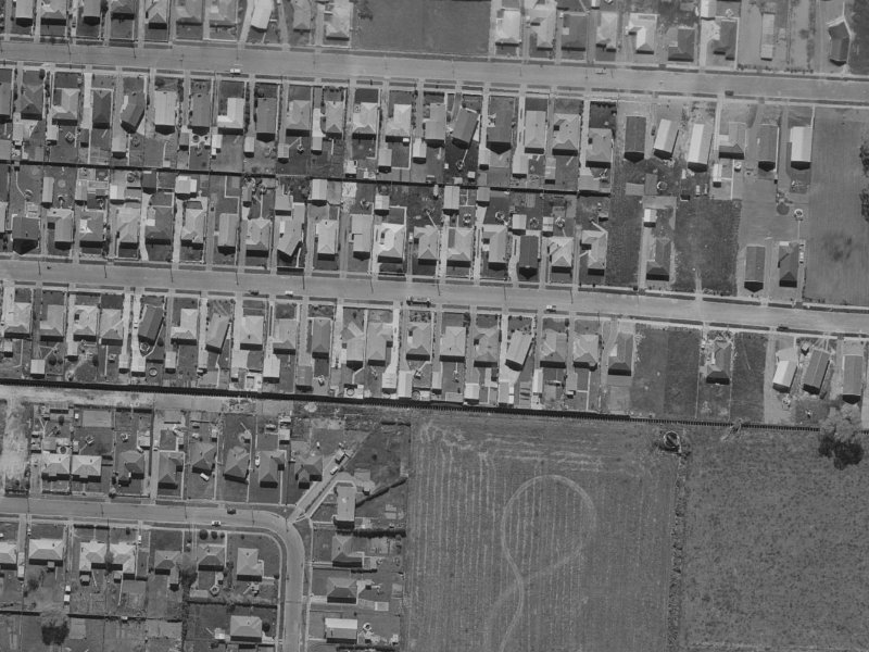 62 Wingate Street from the air, 1970-1974