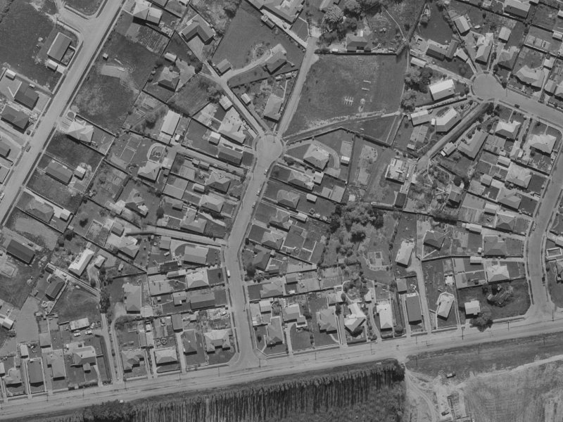 10 Larch Place from the air, 1970-1974