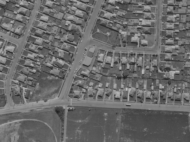 10 Grampian Street from the air, 1970-1974