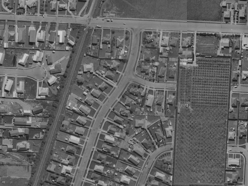 44 Uxbridge Street from the air, 1970-1974